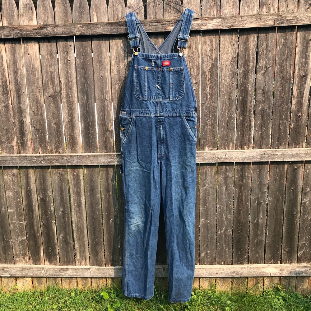 Men's Blue Denim Overalls - Classic Workwear